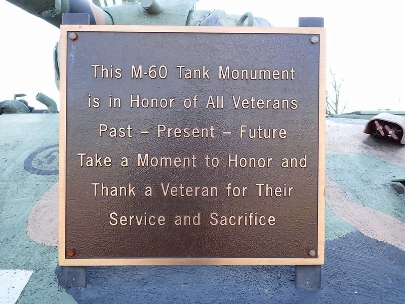 M-60 Tank Marker image. Click for full size.