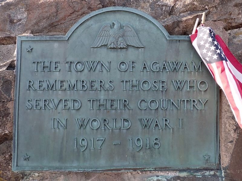 Agawam World War I Memorial image. Click for full size.