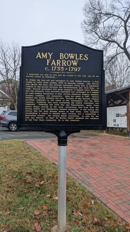 Amy Bowles Farrow c. 17351797 Marker. Click for full size. Amy Bowles Farrow c. 17351797 Marker image. Click for full size.