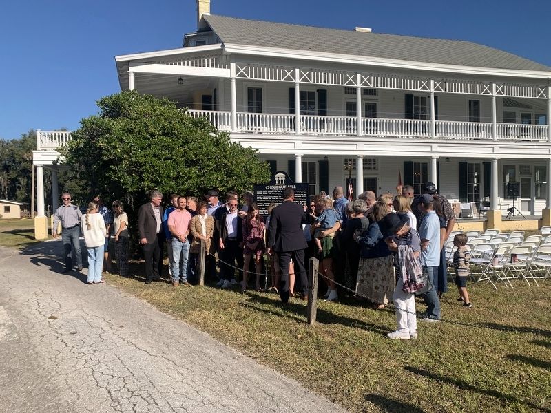 Chinsegut Hill Marker Unveiling image. Click for full size.
