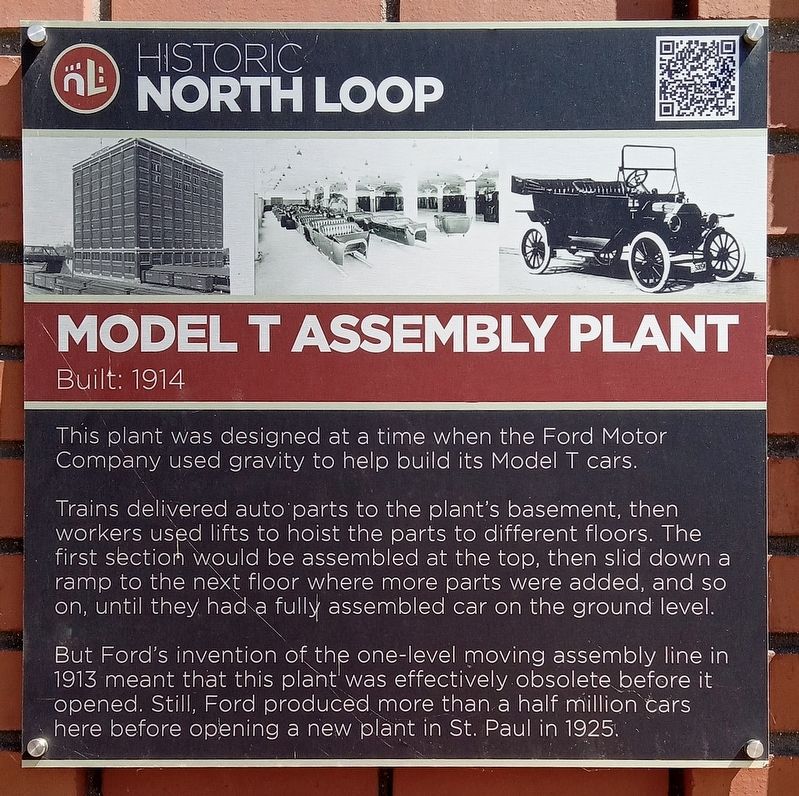 Model T Assembly Plant Marker. Click for full size. Model T Assembly Plant Marker image. Click for full size.