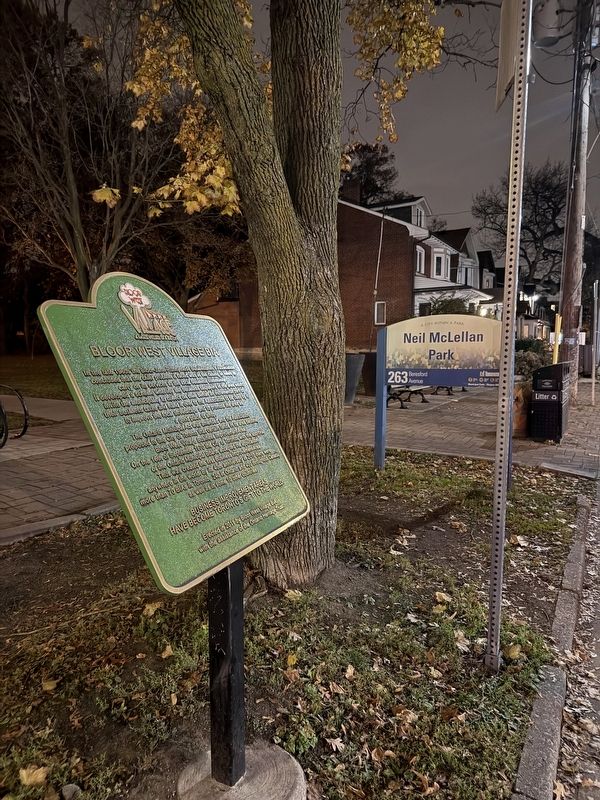 BLOOR WEST VILLAGE BIA Marker image. Click for full size.