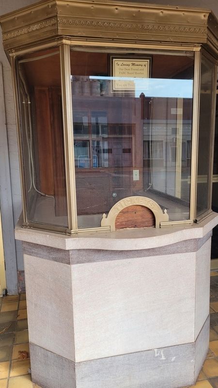 The ticket booth of the Ramona Theatre. Click for full size. The ticket booth of the Ramona Theatre image. Click for full size.