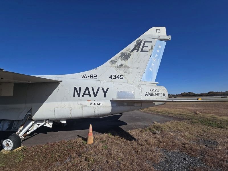 Ling-Temco-Vought A-7 "Corsair" II Tail section image. Click for full size.