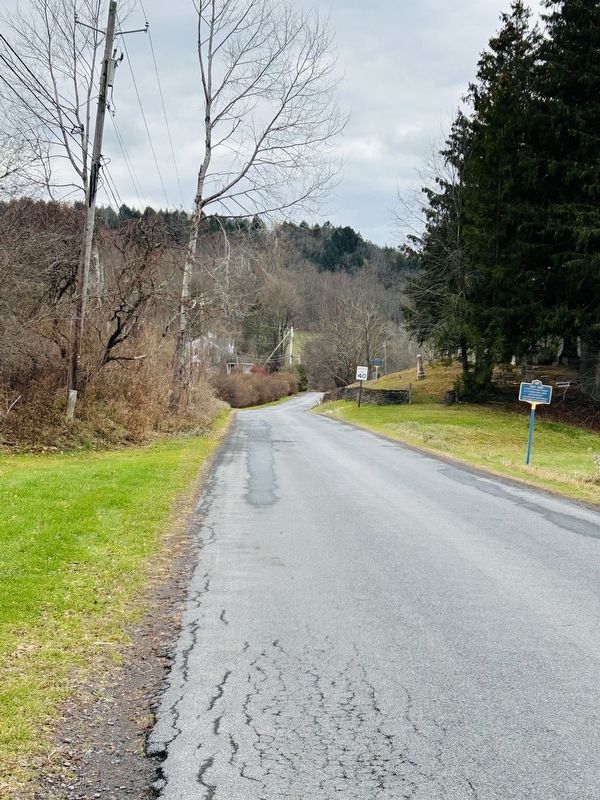 Town Of Hamden Marker Looking Southwest. 2 Additional Historical Markers In The Background.. Click for full size. Town Of Hamden Marker Looking Southwest. 2 Additional Historical Markers In The Background. image. Click for full size.