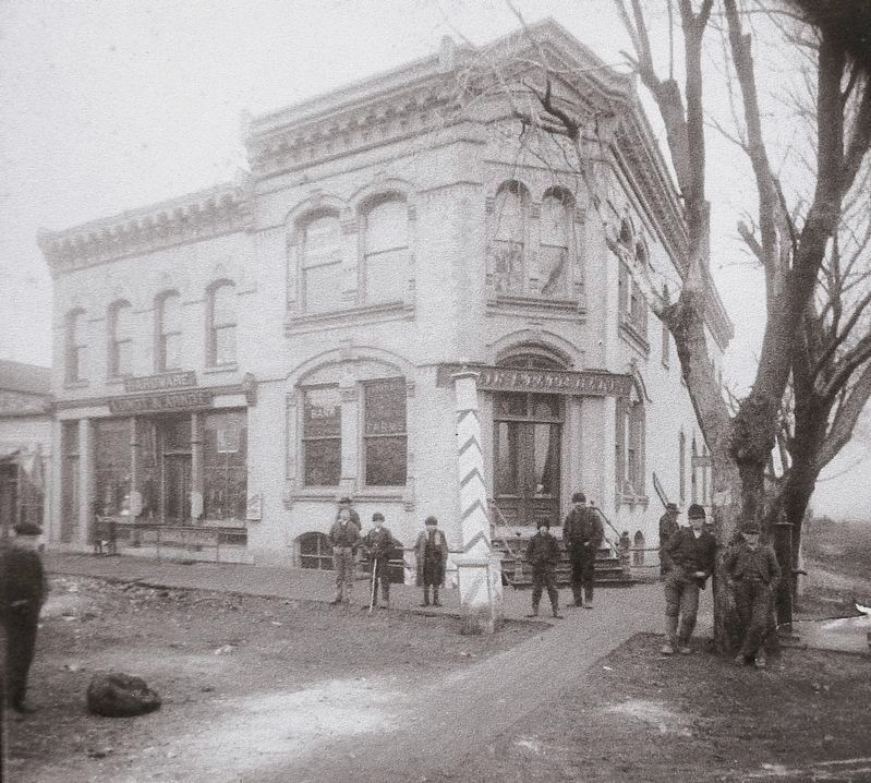 Marker detail: Blair State Bank Building image. Click for full size.