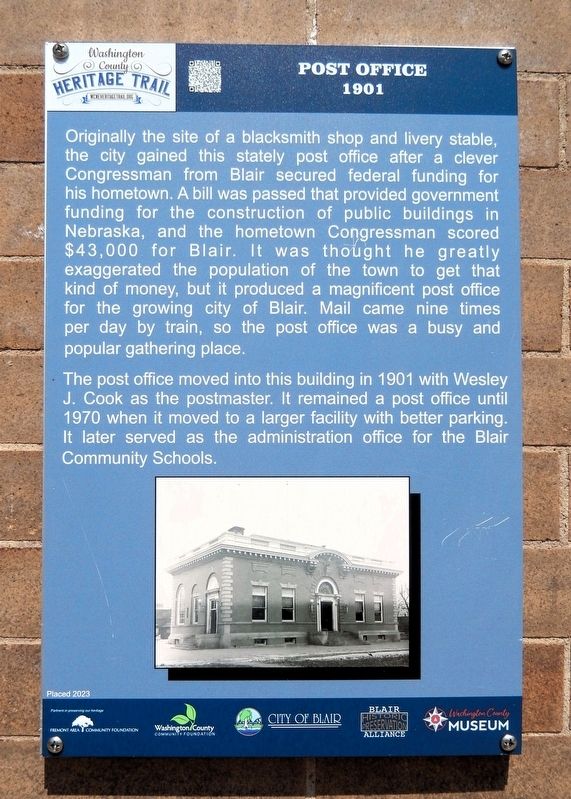 Post Office Marker image. Click for full size.