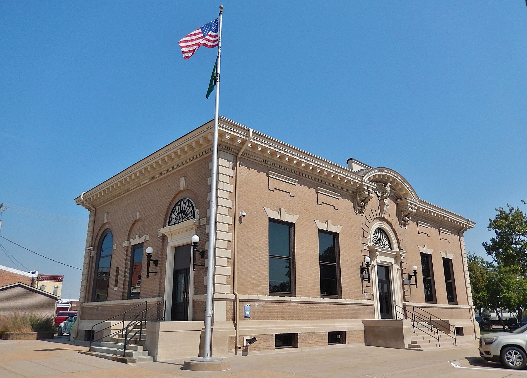 1901 Post Office (<i>southwest elevation</i>) image. Click for full size.