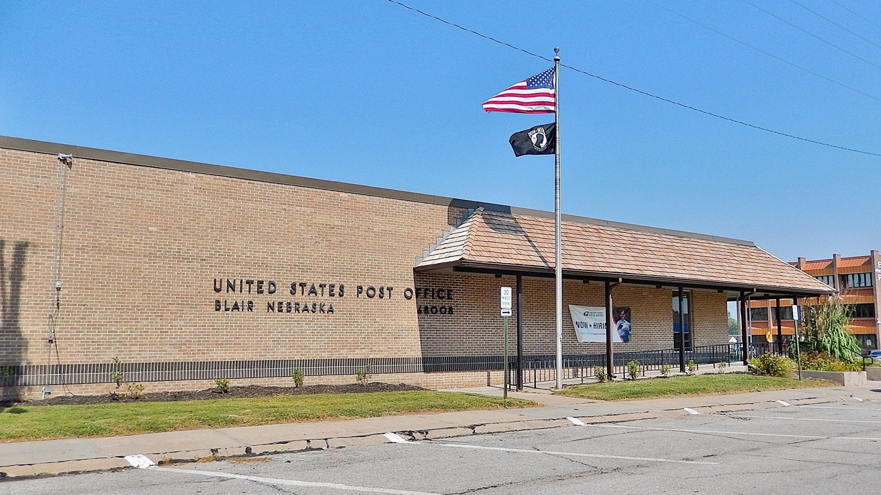 U.S. Post Office, Blair, Nebraska image. Click for full size.