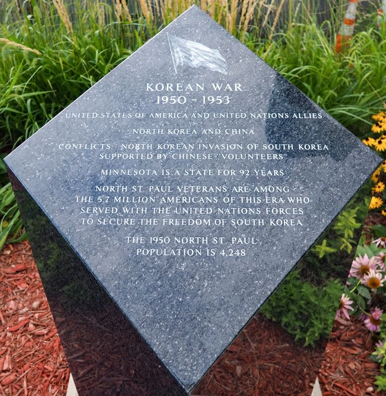 Korean War Marker. Click for full size. Korean War Marker image. Click for full size.