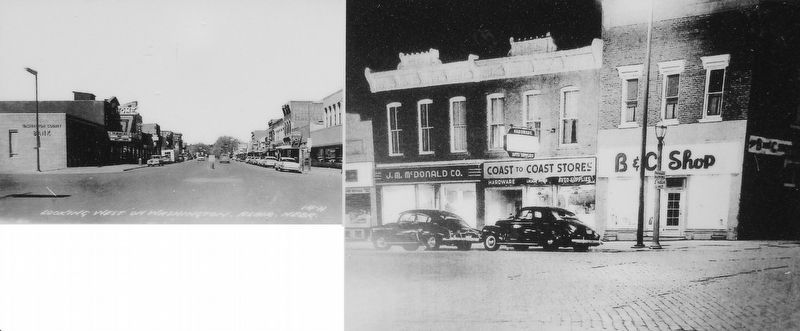 Marker detail: Original Blair Brick Streets image. Click for full size.