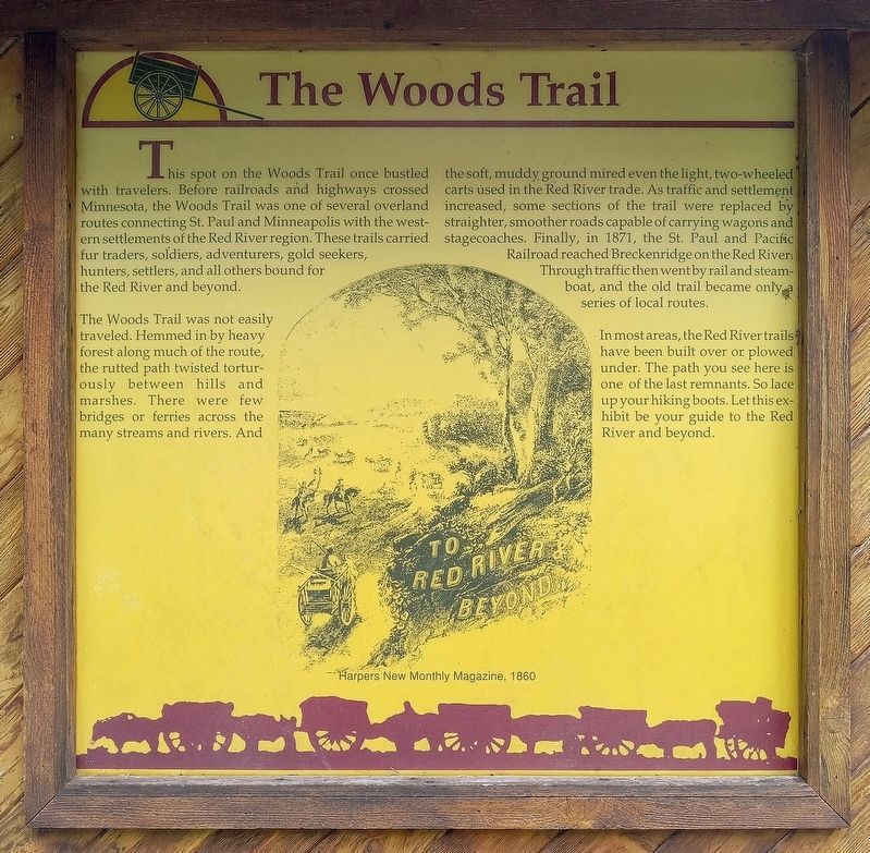 The Woods Trail Marker image. Click for full size.