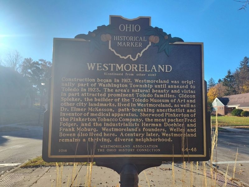 Westmoreland Marker. Click for full size. Westmoreland Marker image. Click for full size.