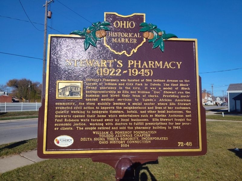 Stewart's Pharmacy (1922-1945) Marker. Click for full size. Stewart's Pharmacy (1922-1945) Marker image. Click for full size.