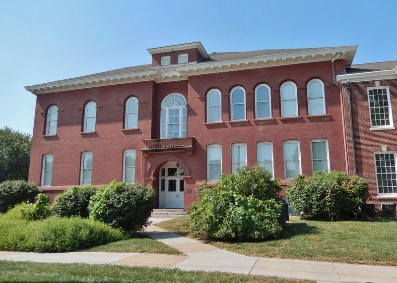 Blair Central School 1899 (<i>east elevation</i>) image. Click for full size.