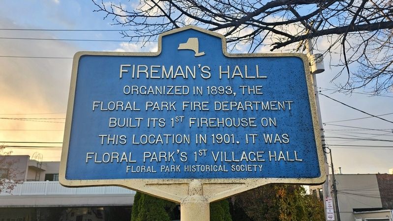 Fireman’s Hall Marker. Click for full size. Fireman’s Hall Marker image. Click for full size.