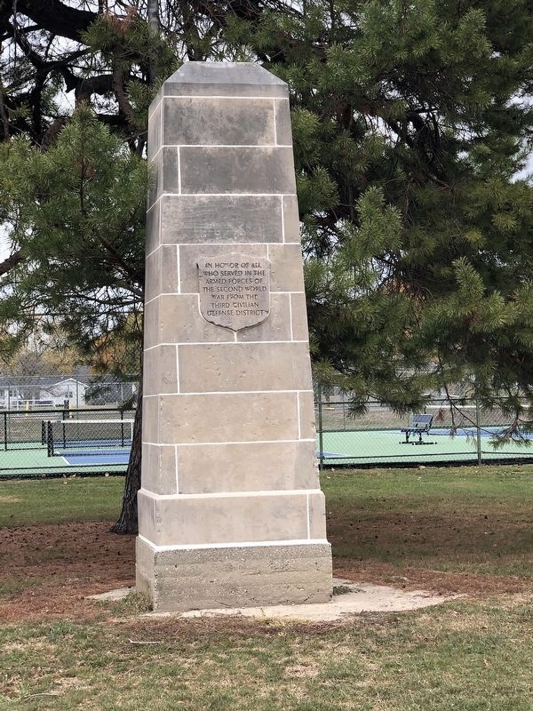 World War II Monument. Click for full size. World War II Monument image. Click for full size.