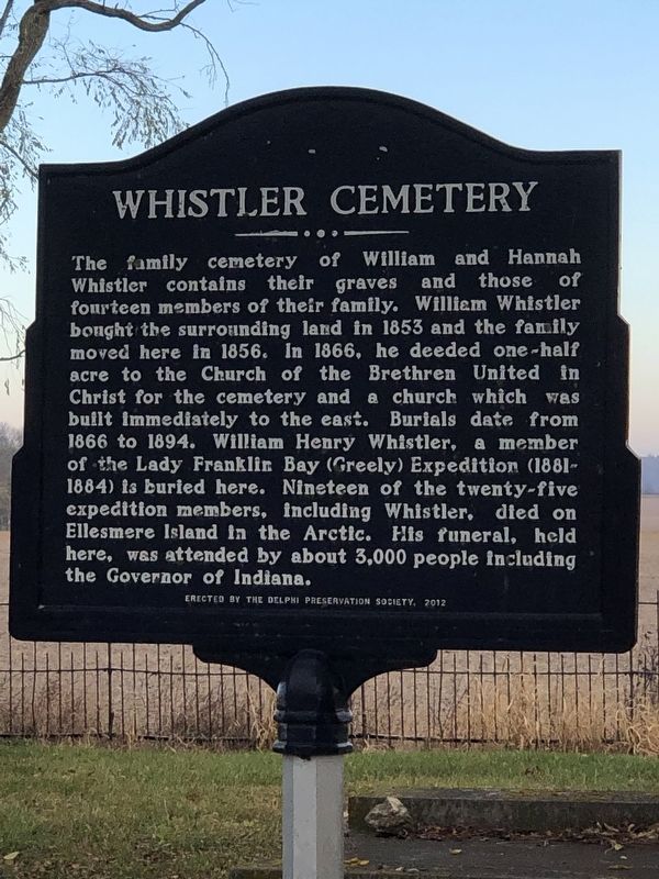 Whistler Cemetery Marker image. Click for full size.