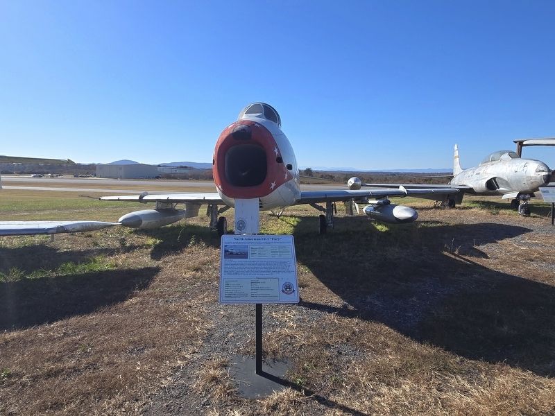 North American FJ-3 "Fury" nose section and marker. Click for full size. North American FJ-3 "Fury" nose section and marker image. Click for full size.