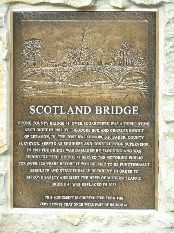 Scotland Bridge Marker image. Click for full size.