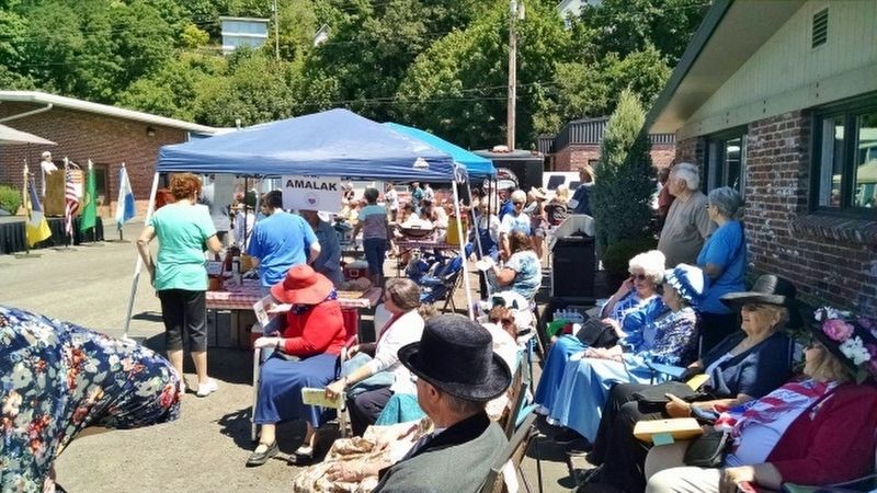 Rededication gathering image. Click for full size.