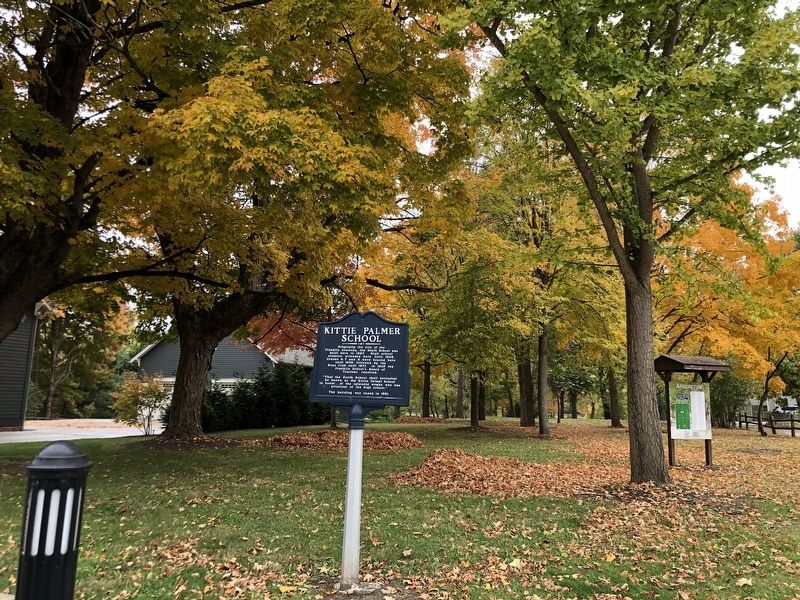 Kittie Palmer School Marker image. Click for full size.