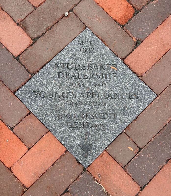 Studebaker Dealership / Young's Appliances Marker image. Click for full size.