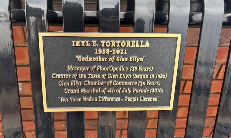 Iryl E. Tortorella Marker. Click for full size. Iryl E. Tortorella Marker image. Click for full size.