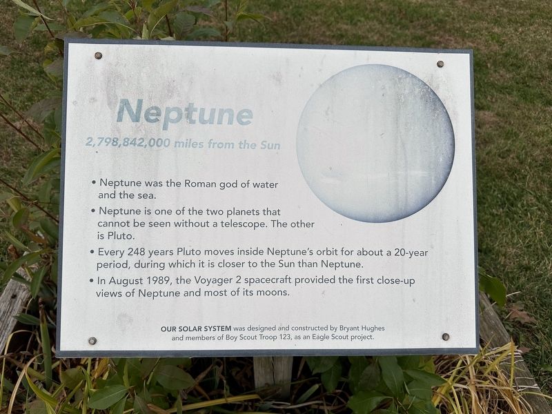 Neptune Marker. Click for full size. Neptune Marker image. Click for full size.