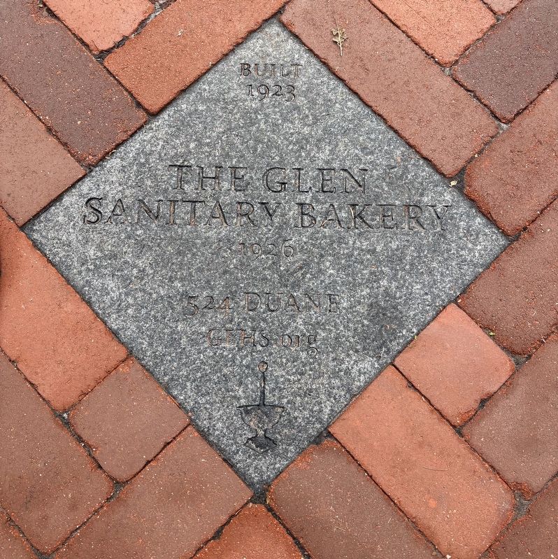 The Glen Sanitary Bakery Marker image. Click for full size.