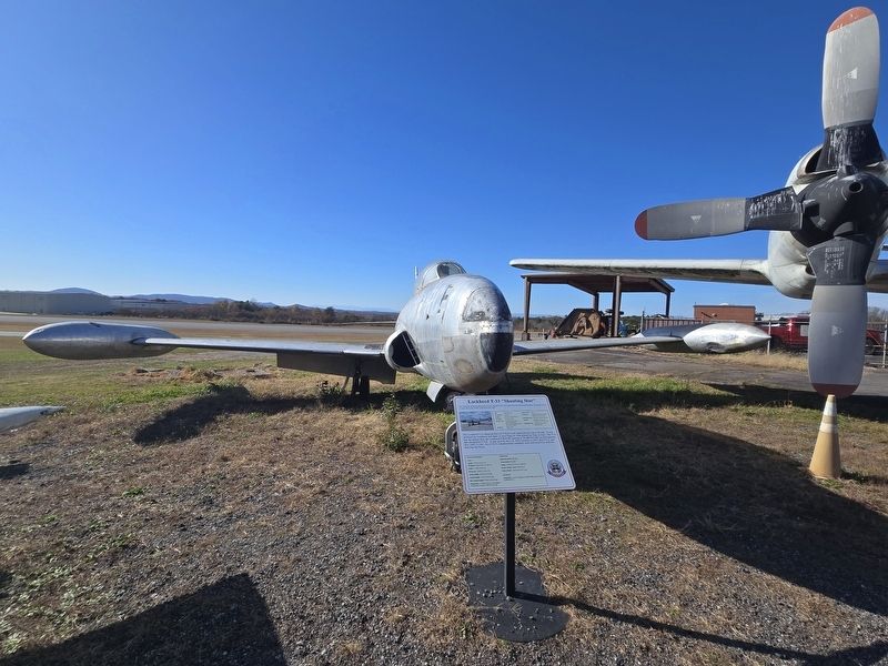 Lockheed T-33 "Shooting Star" and Marker image. Click for full size.