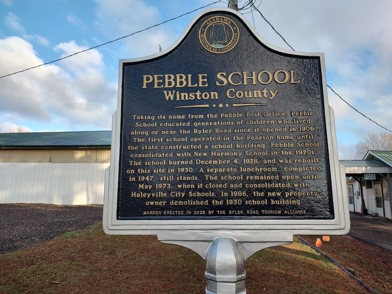 Pebble School Marker. Click for full size. Pebble School Marker image. Click for full size.