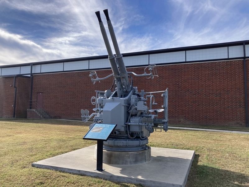 Twin 40 mm Bofors Anti-Aircraft Gun Marker & Display Weapons. Click for full size. Twin 40 mm Bofors Anti-Aircraft Gun Marker & Display Weapons image. Click for full size.