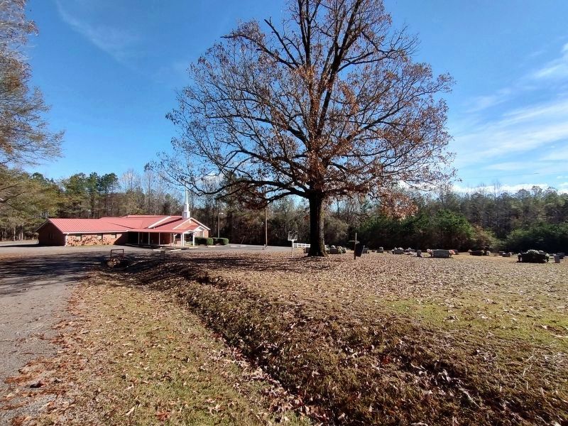 Shady Grove Missionary Baptist Church and Cemetery & Marker image. Click for full size.