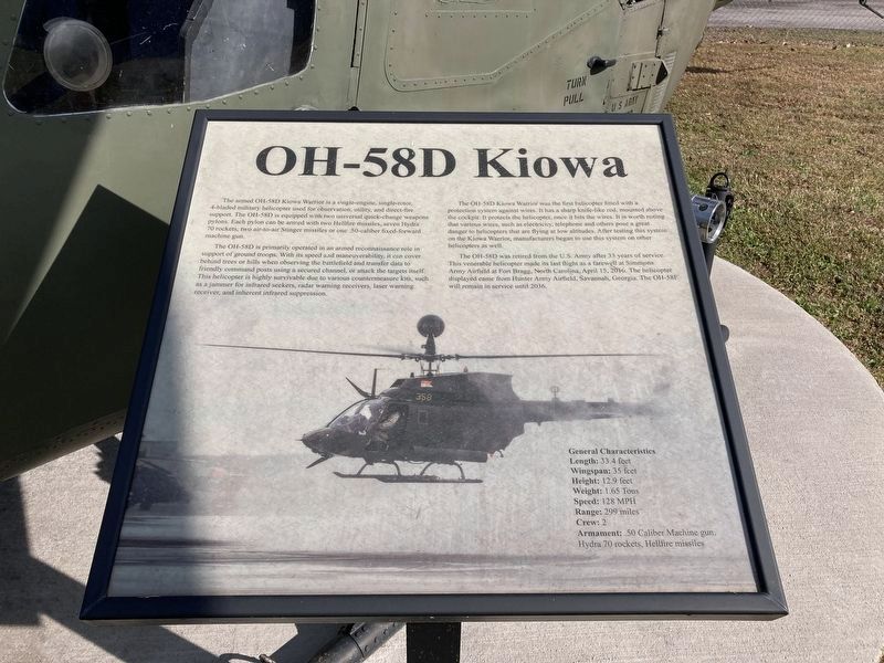 OH-58D Kiowa Marker. Click for full size. OH-58D Kiowa Marker image. Click for full size.