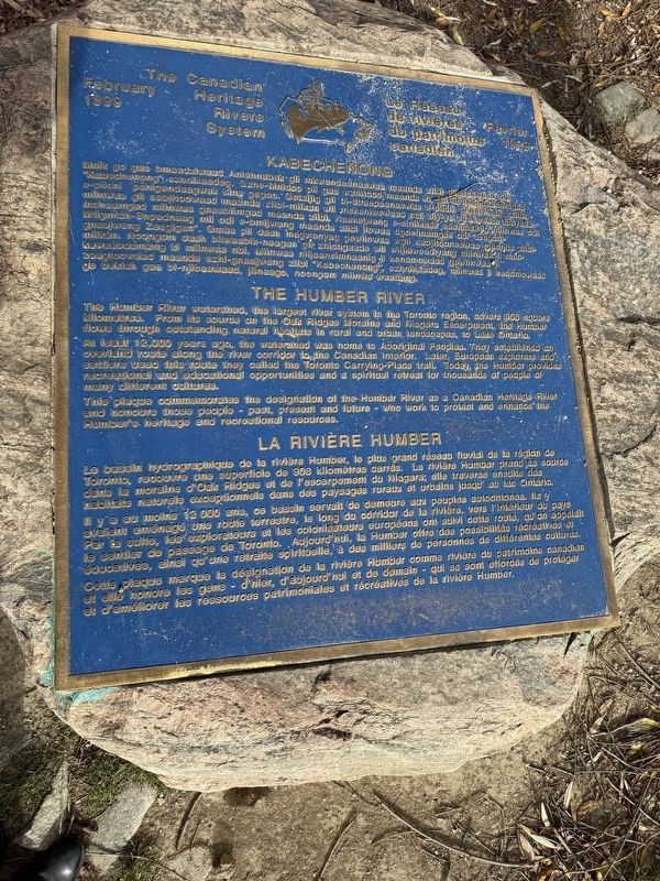 The Humber River Marker image. Click for full size.