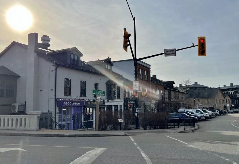 Mill Street on the Grand Marker image. Click for full size.