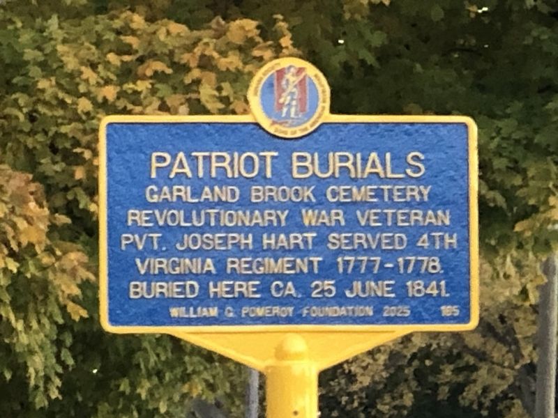 Patriot Burials Marker image. Click for full size.