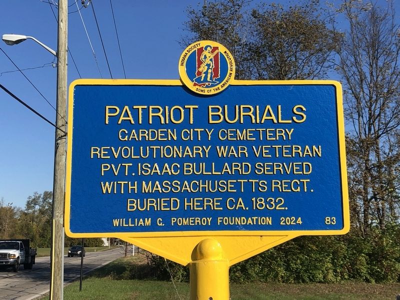 Patriot Burials Marker. Click for full size. Patriot Burials Marker image. Click for full size.