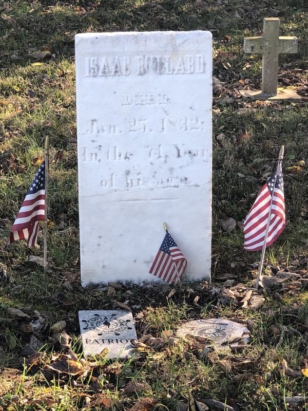 Pvt. Isaac Bullard Gravesite. Click for full size. Pvt. Isaac Bullard Gravesite image. Click for full size.