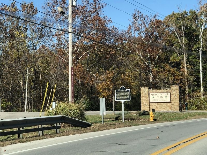 Muscatatuck Park Marker image. Click for full size.
