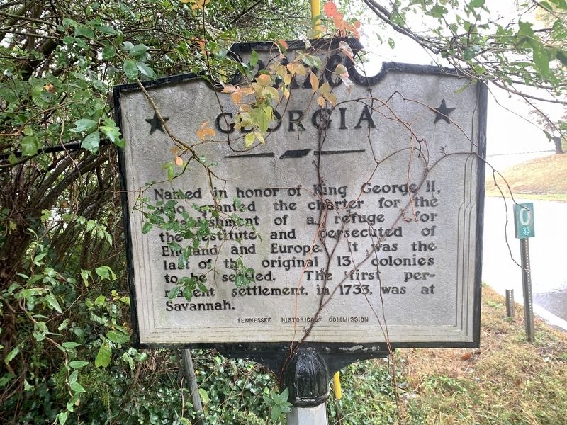 Georgia side of marker image. Click for full size.