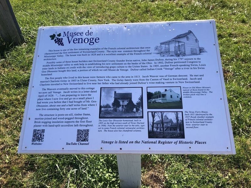 Musee de Venoge Marker. Click for full size. Musee de Venoge Marker image. Click for full size.