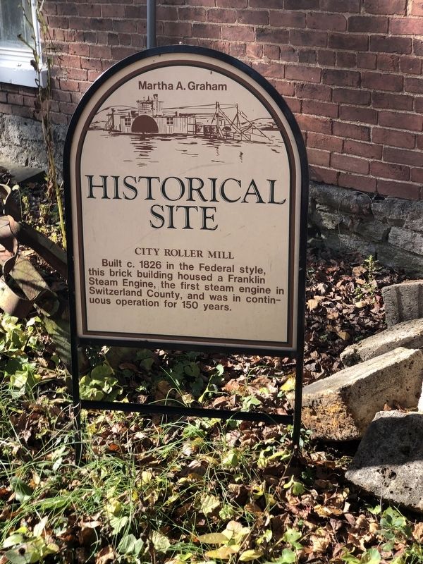 City Roller Mill Marker image. Click for full size.