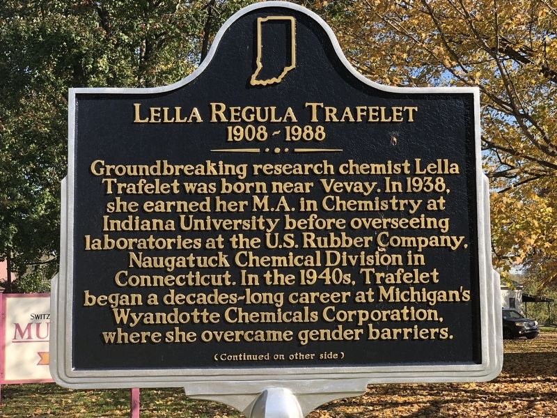 Lella Regula Trafelet Marker, Side One. Click for full size. Lella Regula Trafelet Marker, Side One image. Click for full size.