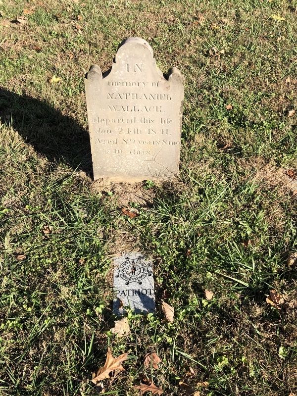 Nathaniel Wallace Gravesite. Click for full size. Nathaniel Wallace Gravesite image. Click for full size.