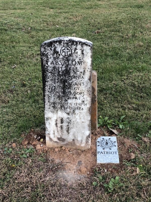 Absalom Littell Gravesite. Click for full size. Absalom Littell Gravesite image. Click for full size.