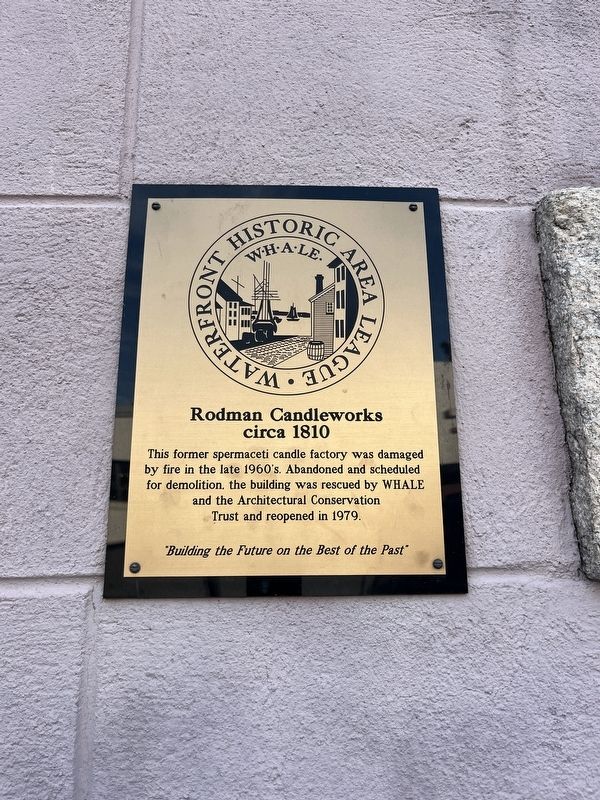 Rodman Candleworks Marker. Click for full size. Rodman Candleworks Marker image. Click for full size.