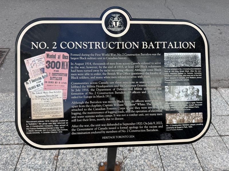 NO. 2 CONSTRUCTION BATTALION Marker image. Click for full size.