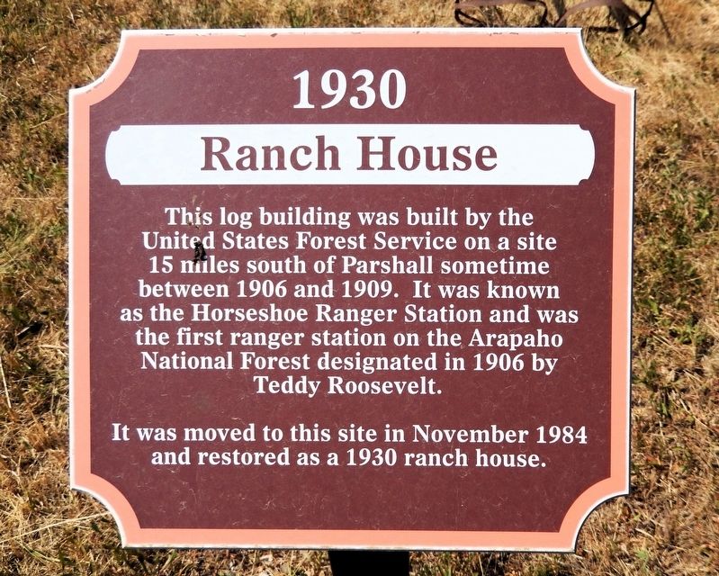 Ranch House Marker. Click for full size. Ranch House Marker image. Click for full size.